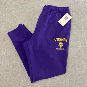 Nike Minnesota Vikings NFL Mens Large Fleece Sweatpants Joggers New